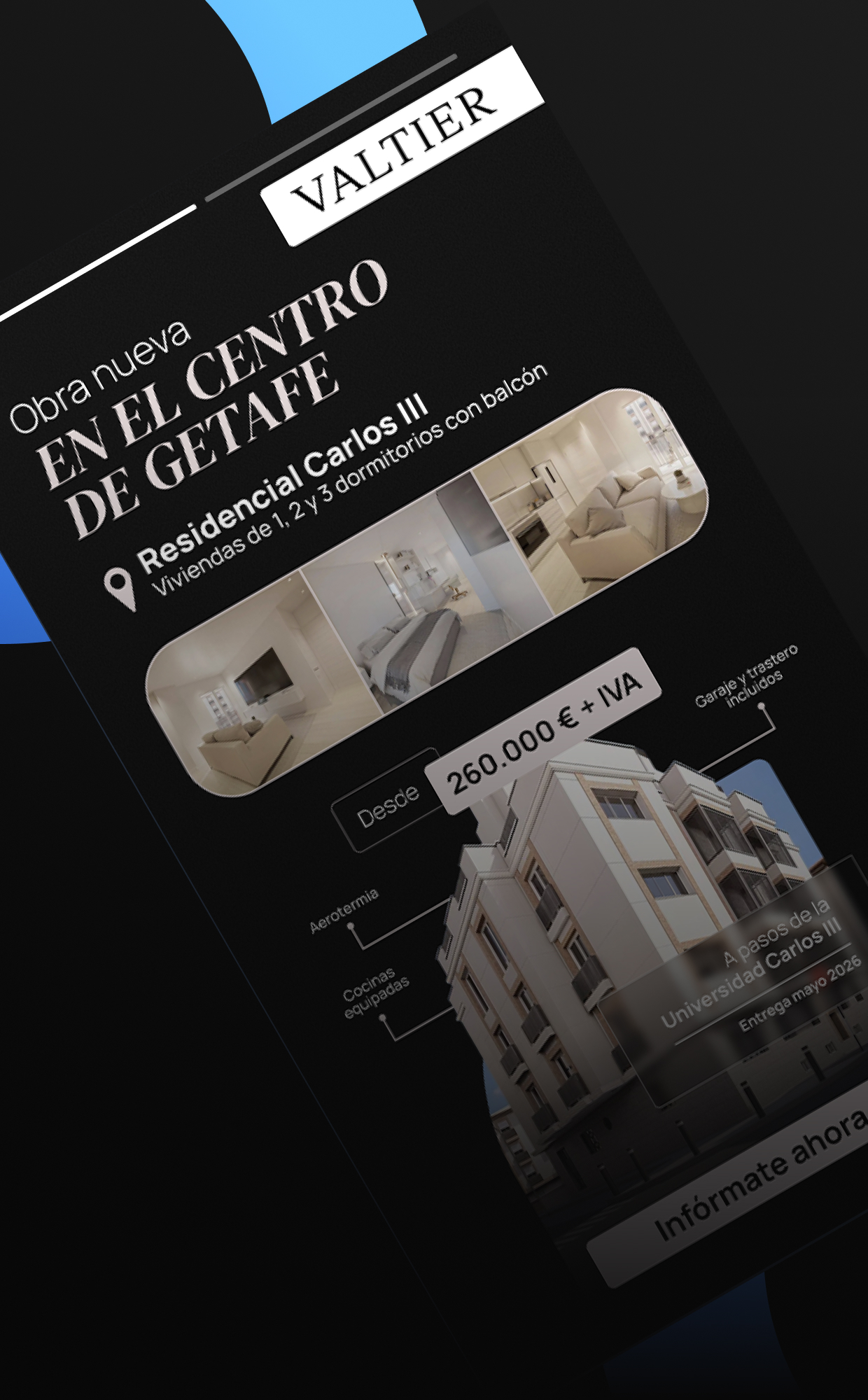 Real estate advertising design